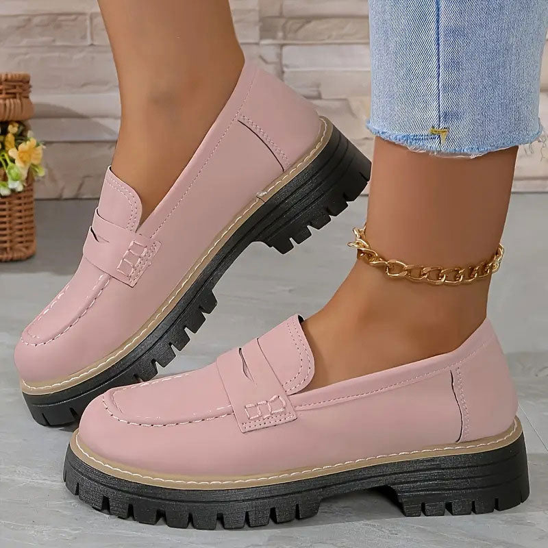 Valeria | Bequeme klobige Slipper für Frauen mit Plattform