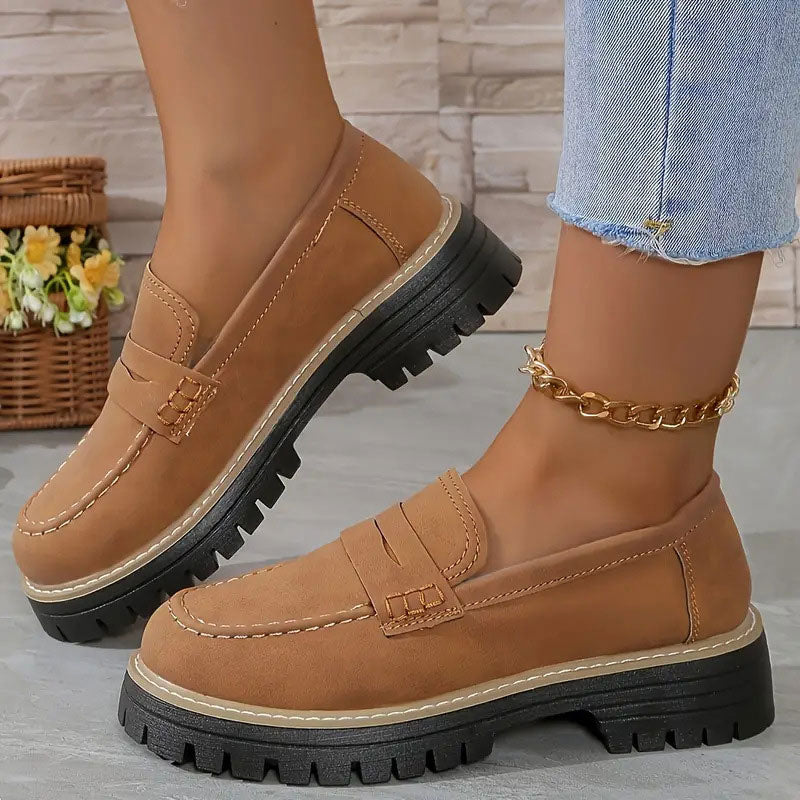 Valeria | Bequeme klobige Slipper für Frauen mit Plattform