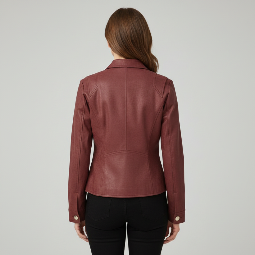 Amelie | Strukturierte kurze Jacke für Damen
