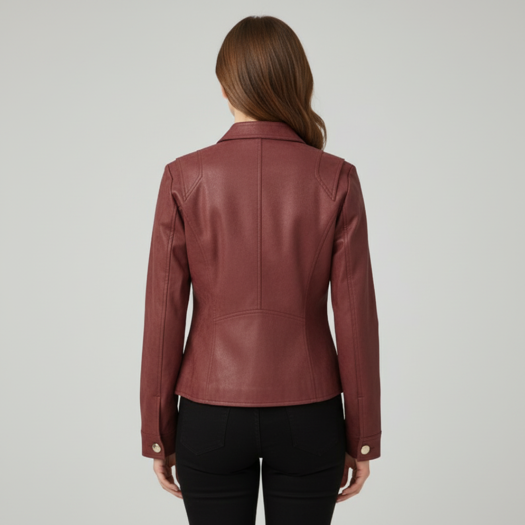 Amelie | Strukturierte kurze Jacke für Damen