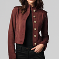 Amelie | Strukturierte kurze Jacke für Damen