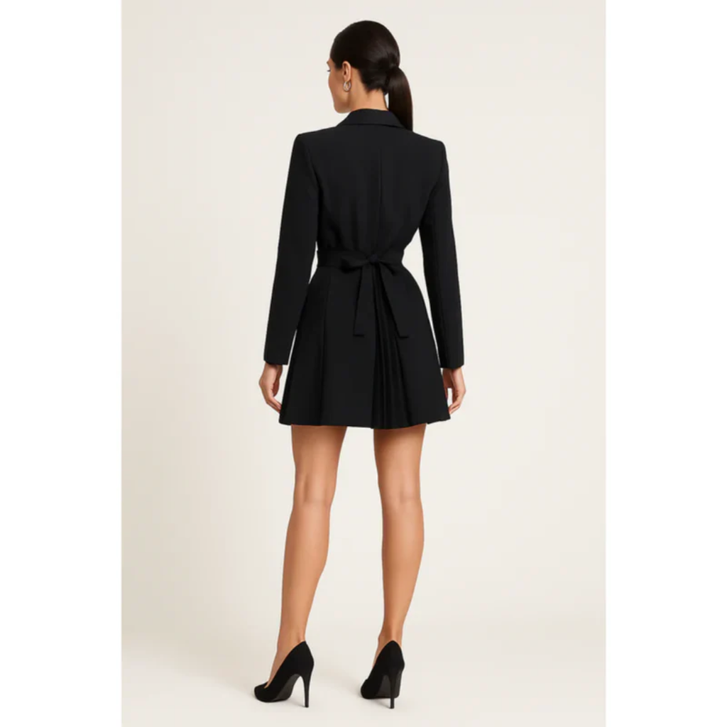 Tabea | Damen Minikleid Wickel Zeitloser Stil