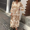 Tessa | Damen Sommerkleid Modern Boho Maxi