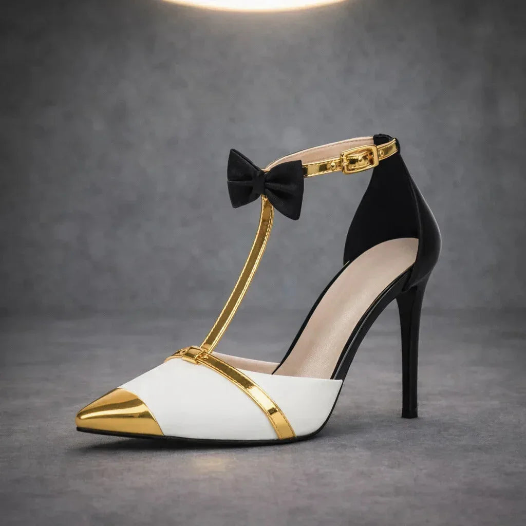 Thalassa | Damen High Heels Stilettos mit Riemchen