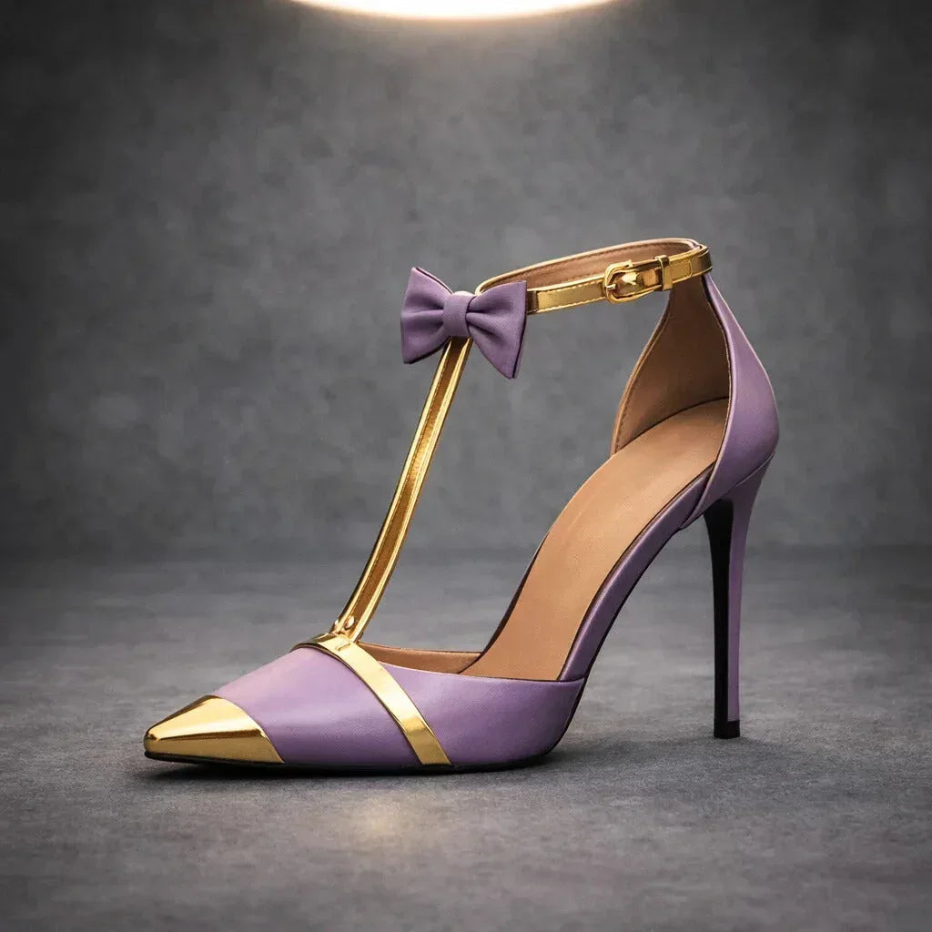 Thalassa | Damen High Heels Stilettos mit Riemchen
