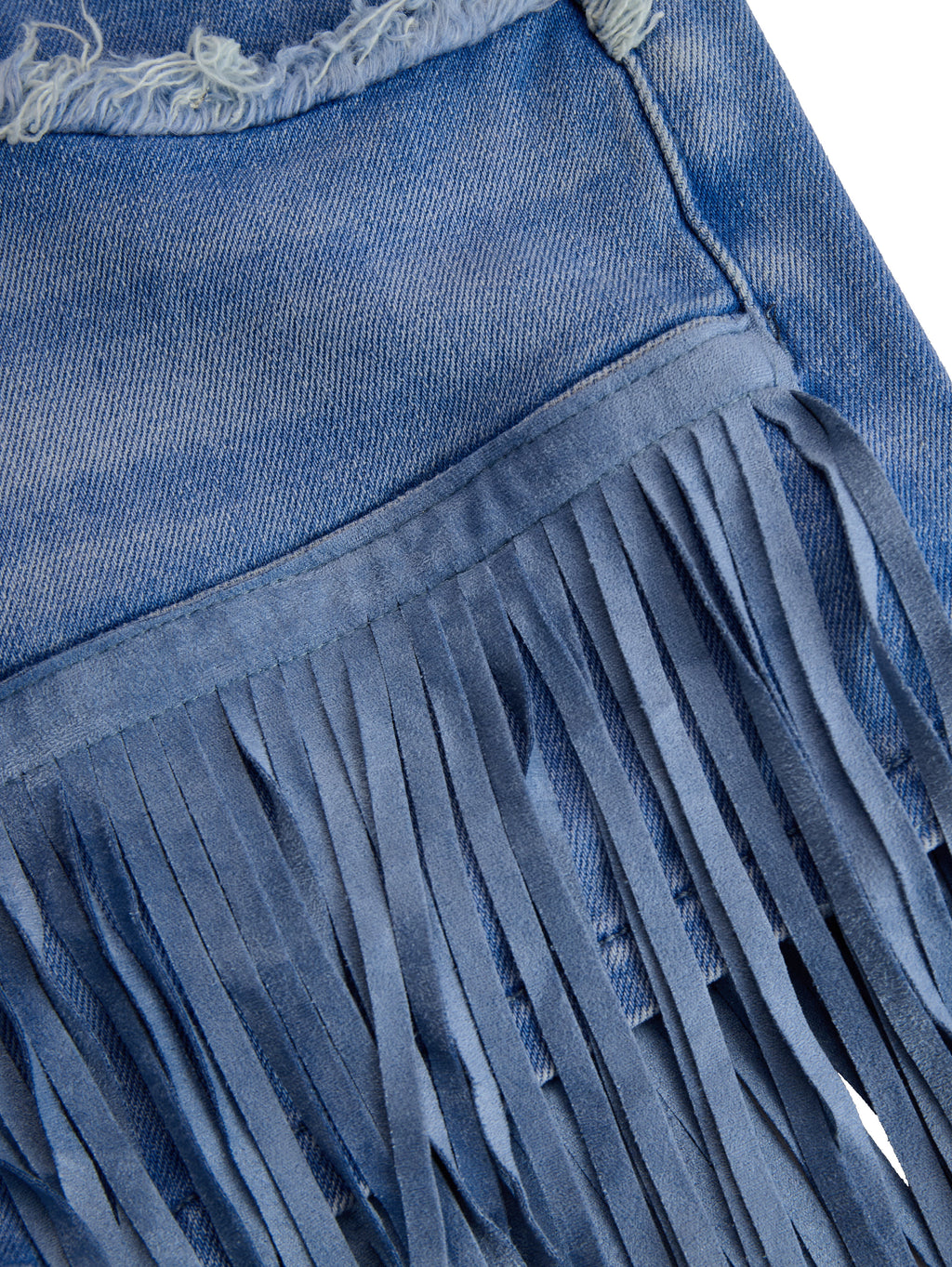 Thekla | Damen Fransen Mini Rock