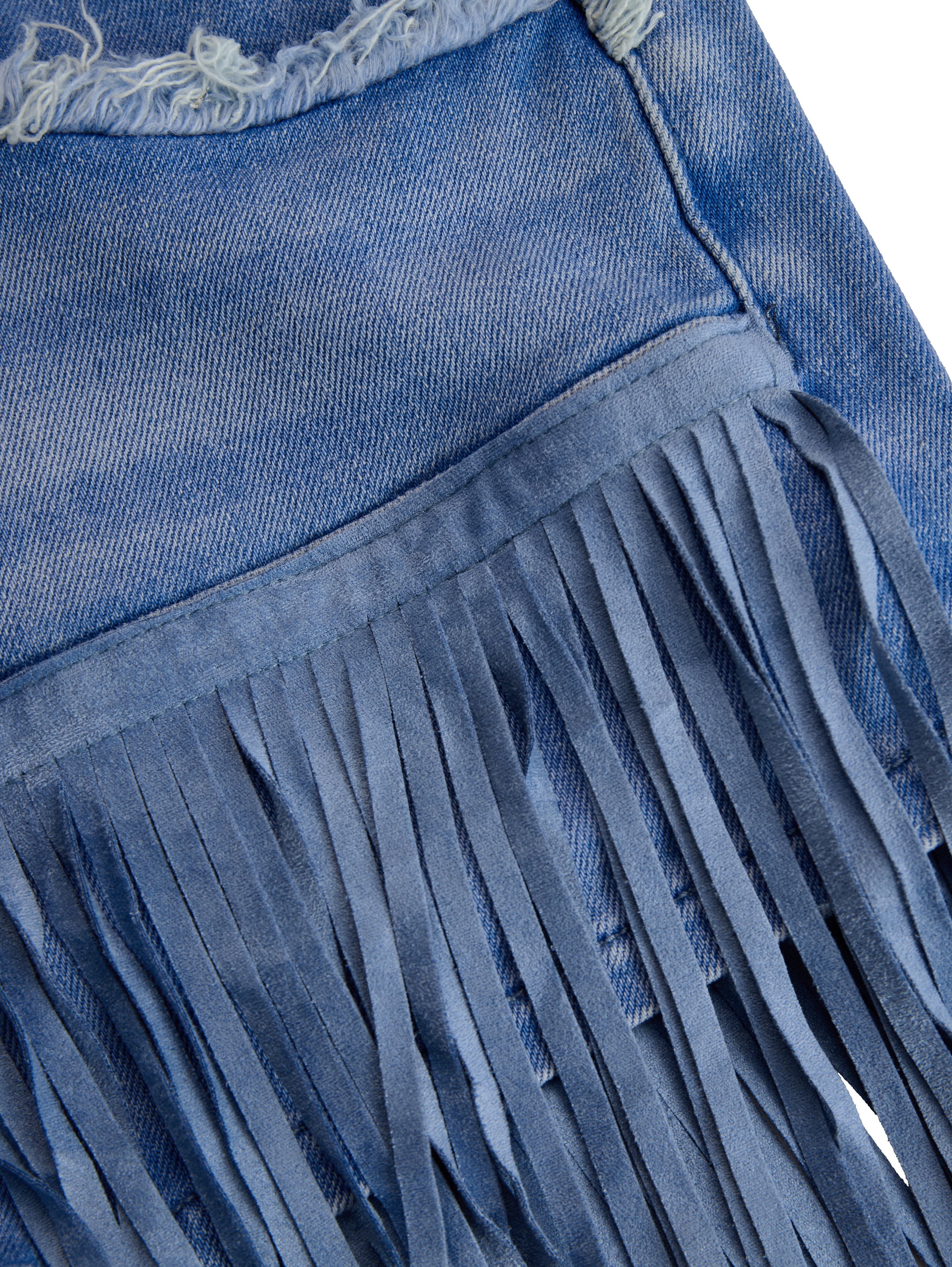 Thekla | Damen Fransen Mini Rock