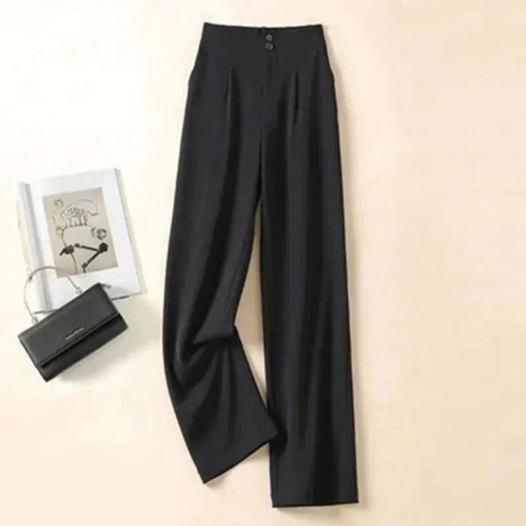 Thekla | Damen Stilvolle Wide Leg Hose Sommer