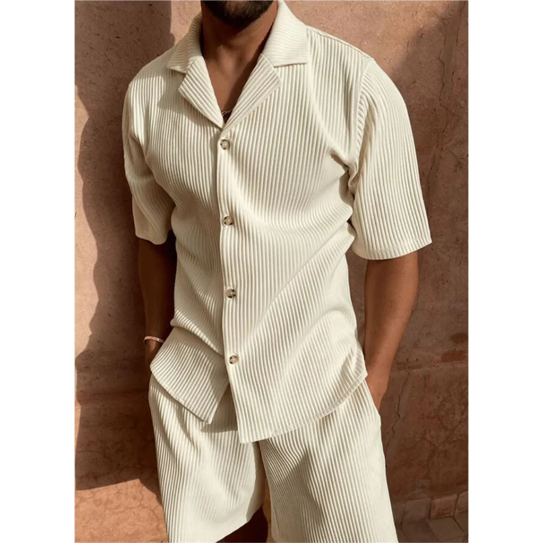 Torsten | Herren Freizeit Set mit Hemd und kurzer Hose
