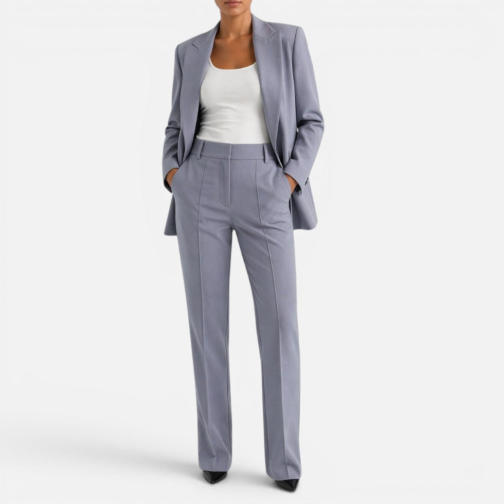 Damen Hosenanzug Blazer und Stoffhose