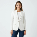 Una | Damen Elegante Blazer Mit Knopf