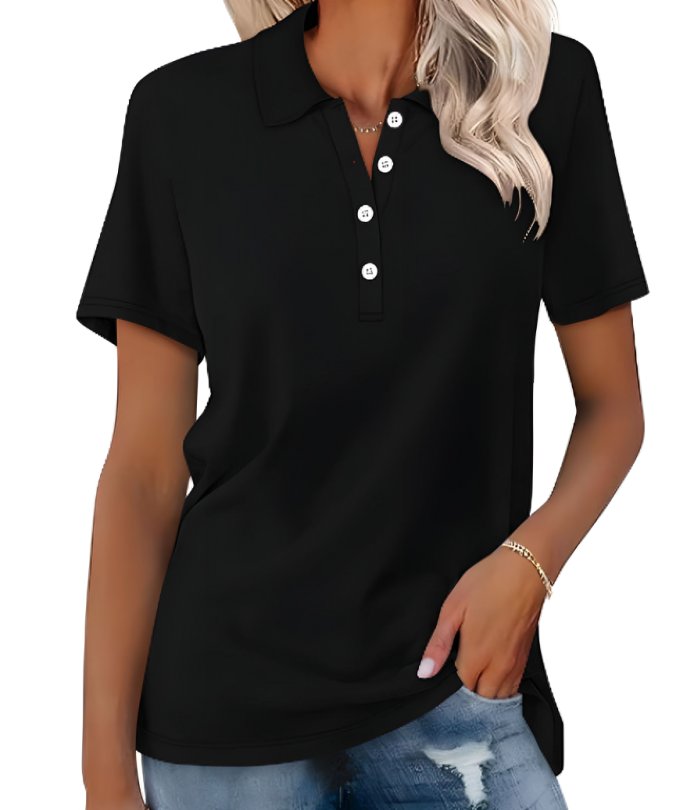 Valeria | Damen Kurzarm Poloshirt