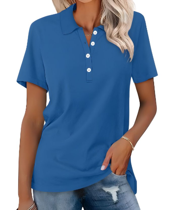 Valeria | Damen Kurzarm Poloshirt