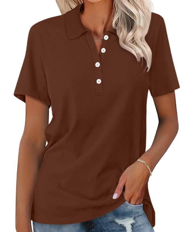Valeria | Damen Kurzarm Poloshirt