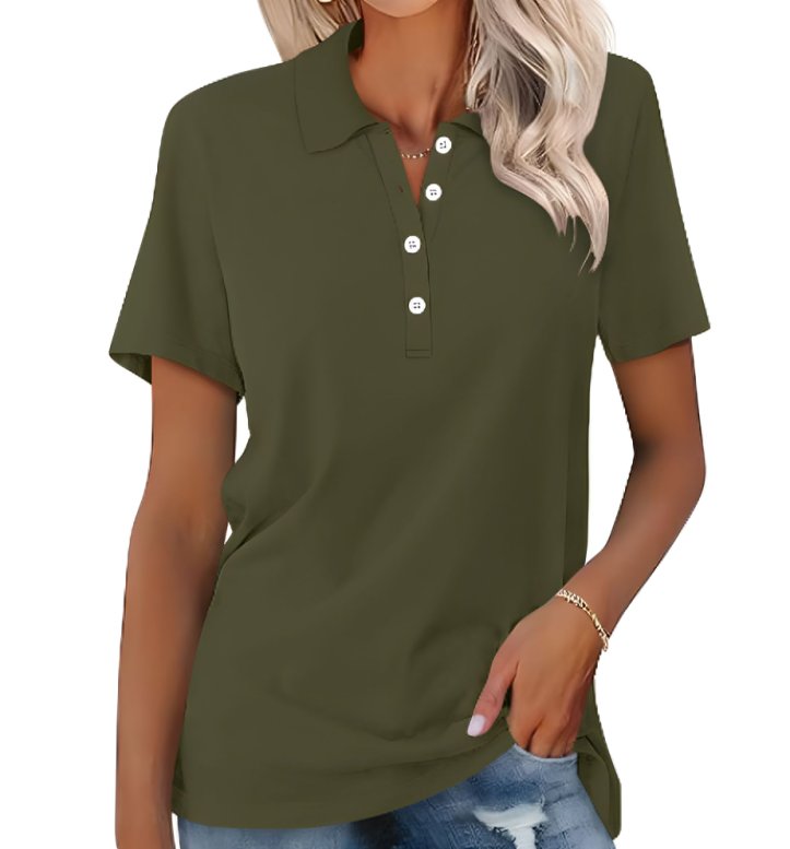 Valeria | Damen Kurzarm Poloshirt