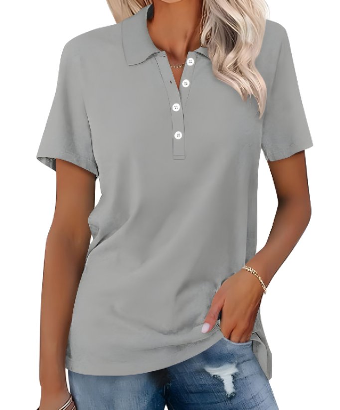 Valeria | Damen Kurzarm Poloshirt