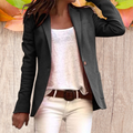 Damen Tailliert Geknöpft Slim Fit Blazer