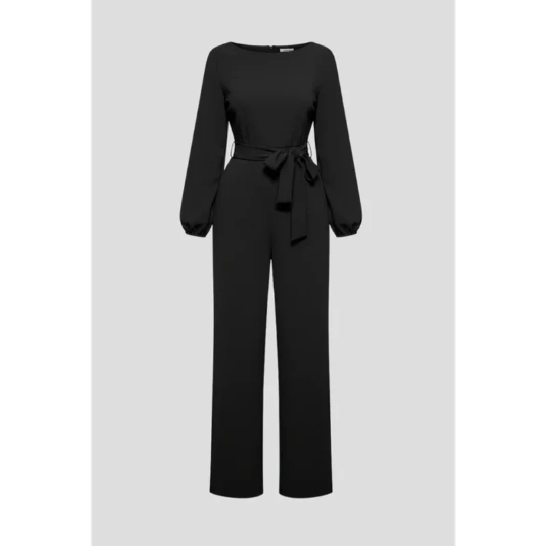 Vreni | Damen Jumpsuit mit Gürtel Abend – Abend Jumpsuit Gürtel Elegant 2026