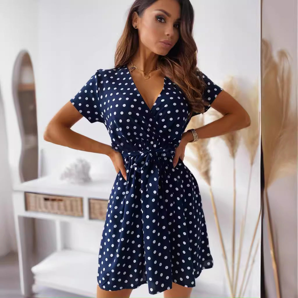 Antonia | Verspieltes Polka-Dot-Minikleid zum Sommer