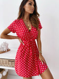 Antonia | Verspieltes Polka-Dot-Minikleid zum Sommer