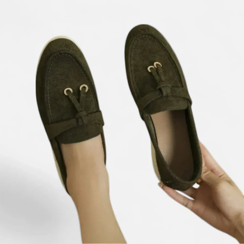 Damen Casual Vintage Slip-On Loafers