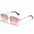 Victor | Herren Moderne Sonnenbrille Aviator Gold Metall