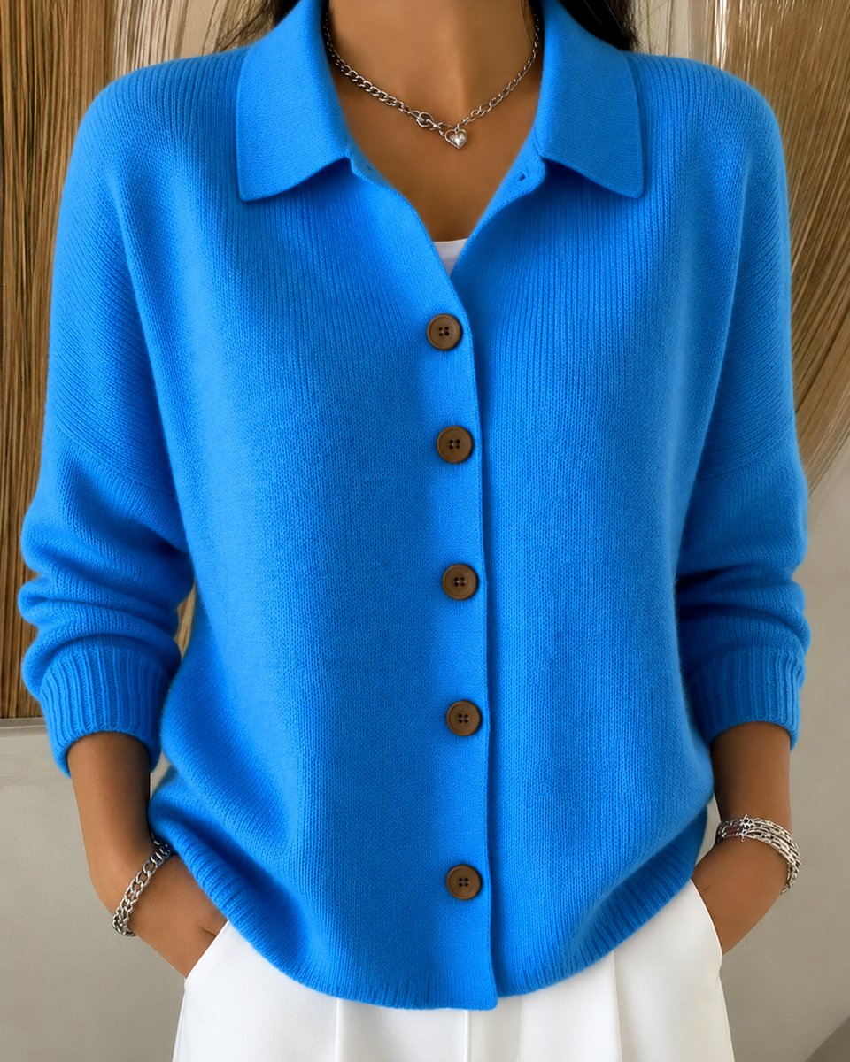Johanna | Vielseitige Damen Strickjacke im lockeren Schnitt