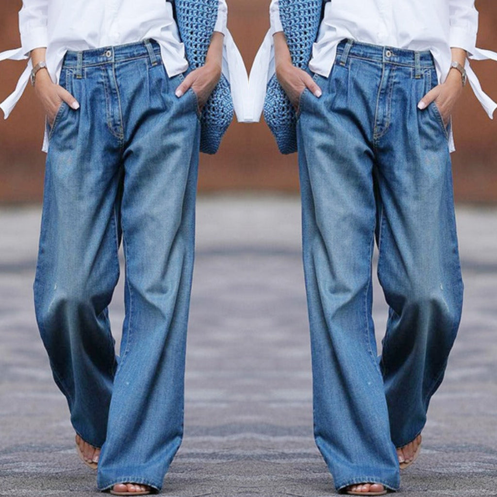 Nele | Vintage Weite Jeans Jeans