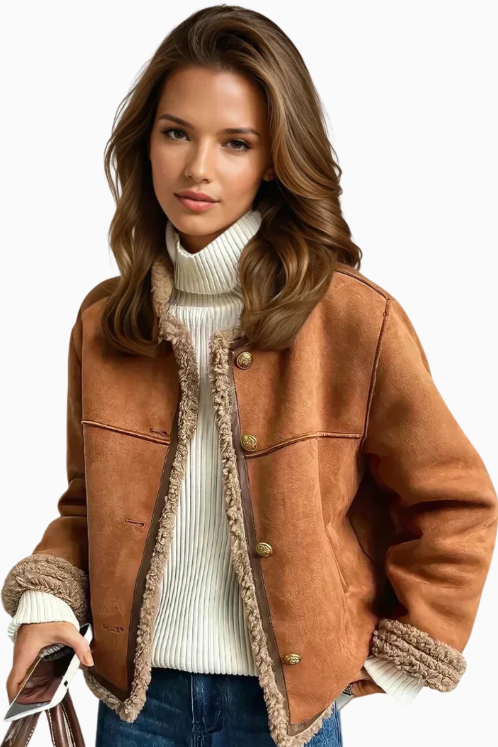 Ella | Warme Kurze Jacke im Blazer-Stil für Herbst