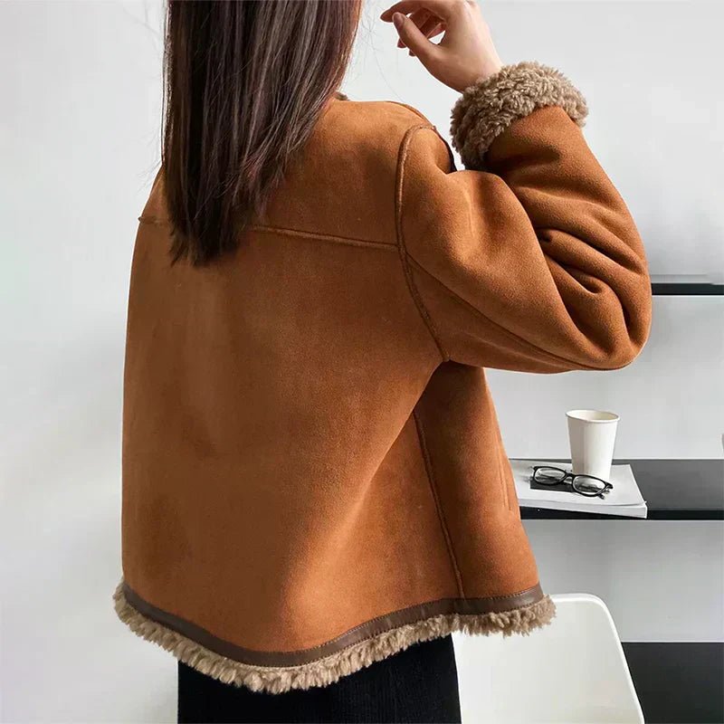 Ella | Warme Kurze Jacke im Blazer-Stil für Herbst