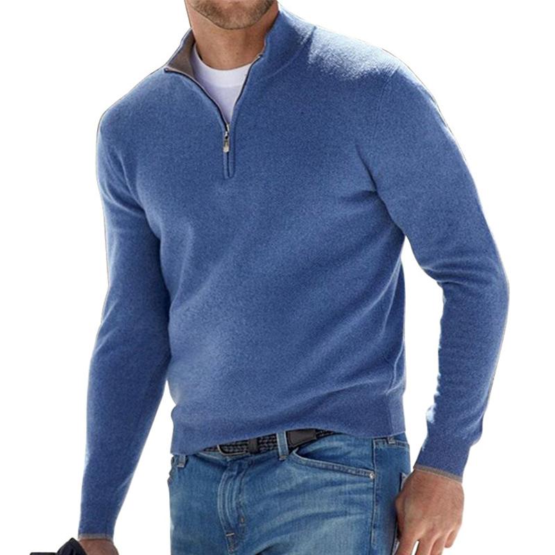 Ben | Warmer Herren-Pullover mit Reißverschluss