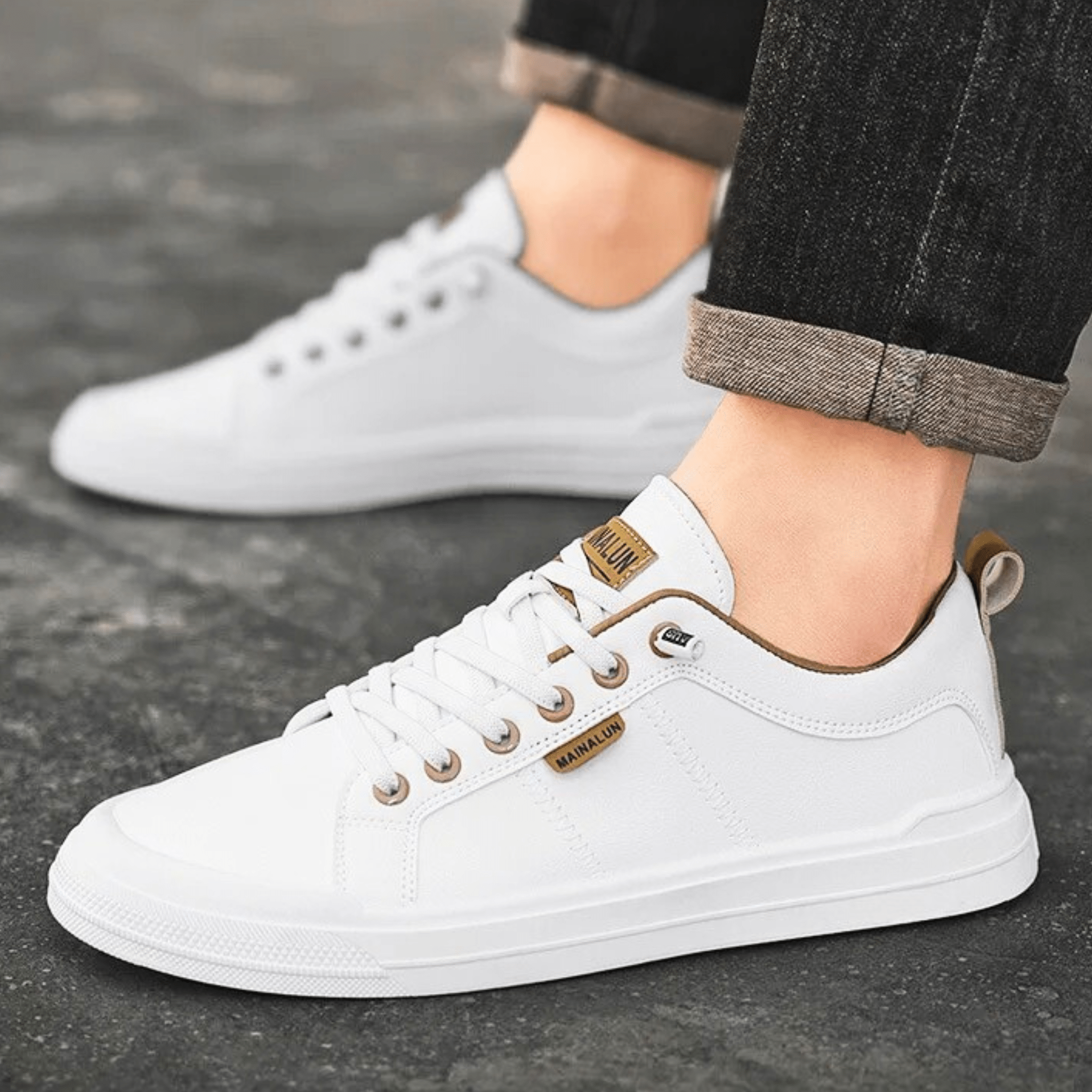 Unisex Sommer Schnür Low Cut Sneakers