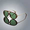 William | Herren Moderne Sonnenbrille Aviator Leopard Design
