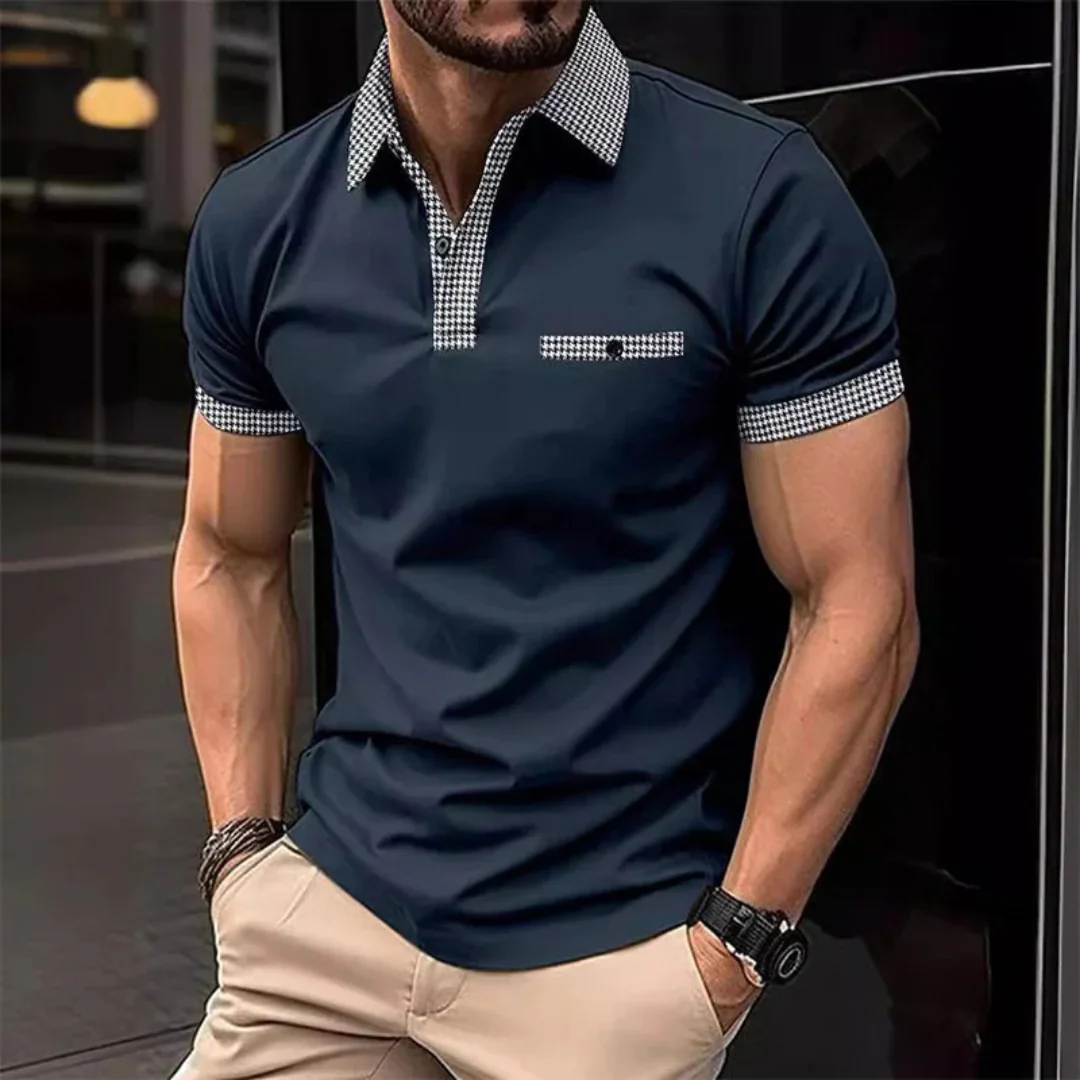 Yannik | Herren Poloshirt Taschen Karo Alltag – Karo Polo Herren Taschen 2026