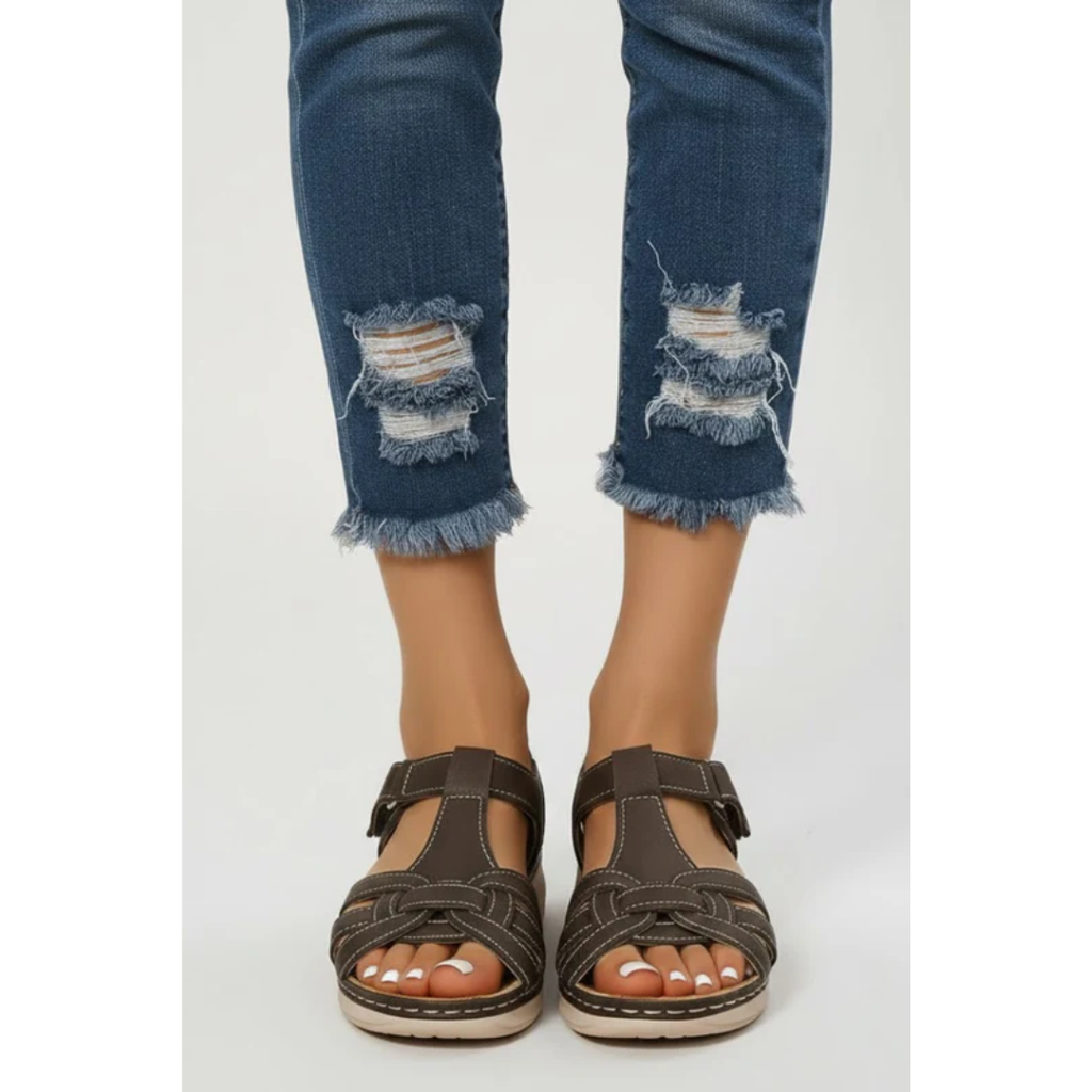 Luna | Damen Sandalen Mit Schnalle Für Alltag