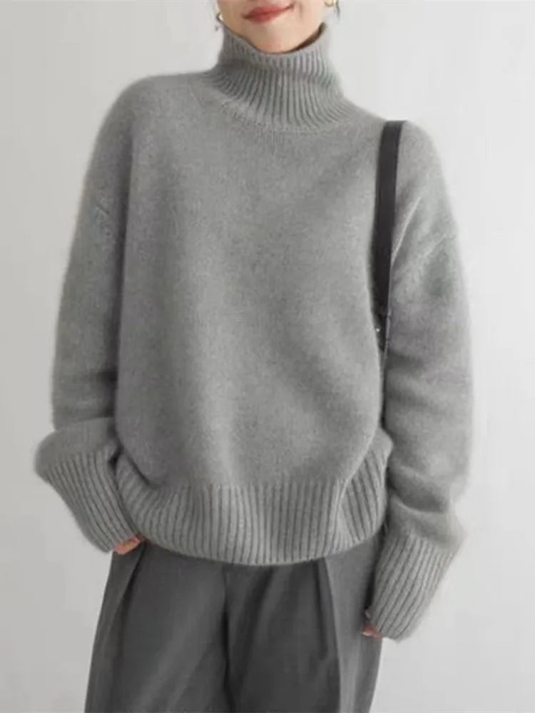 Charlotte | Zeitloser Damen Kaschmir Pullover