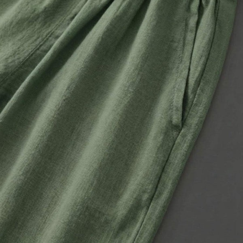 Zilan | Bequeme Damen Hose schmal Kordelzug modern