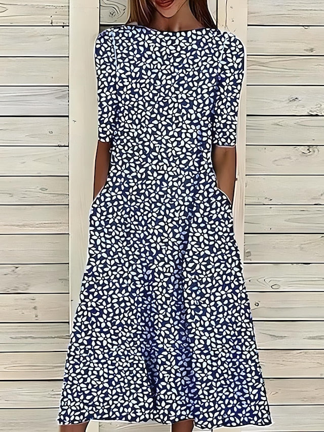 Carly | Coastal Bloom Kleid